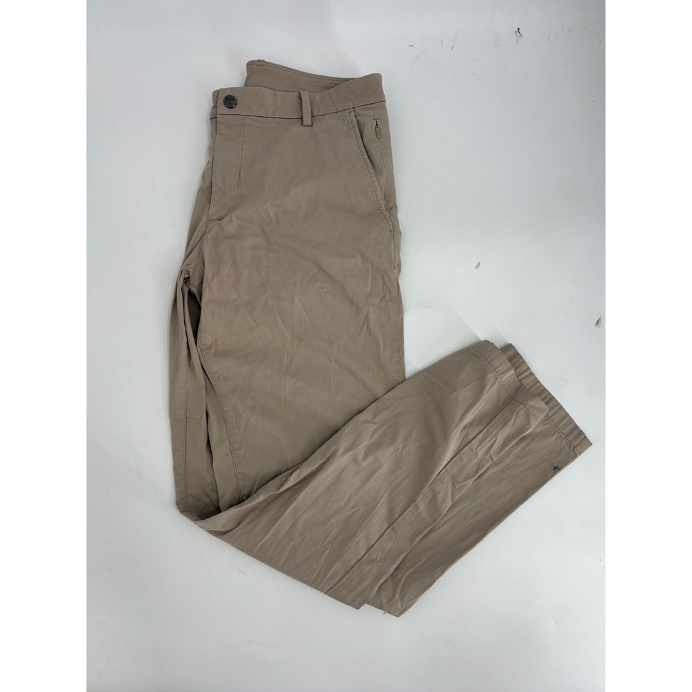 Birddogs Mens Khaki Chino Pants Built-in Liner 34x32 Tan Stretch Casual Pockets